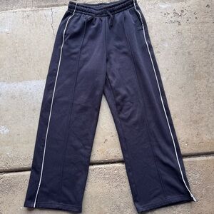 Kids Black Track Pants